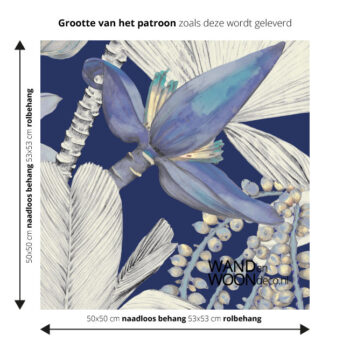 grootte-patroon-BLOEMEN-blauw