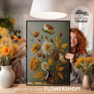 flowershop-art-frame-FRANNE-geel