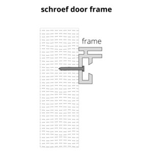 schroef-door-frame